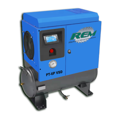 REM Compressor PT-6P VSD Single Phase 4.5Kw