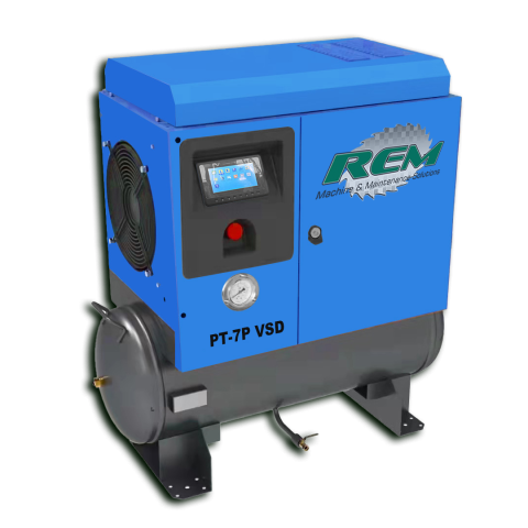 REM Compressor PT-7P VSD Single Phase 5.5Kw